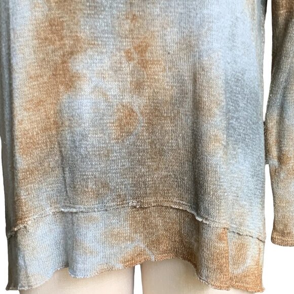 T Party Slouchy Knit Top Tie Die BOHO Lagenlook Sz L #23J - Picture 6 of 8